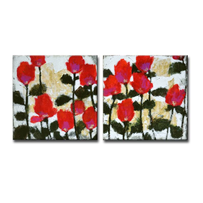 'Heartbeats I/II' 2 Piece Wrapped Canvas Wall Art Set by Norman Wyatt Jr.