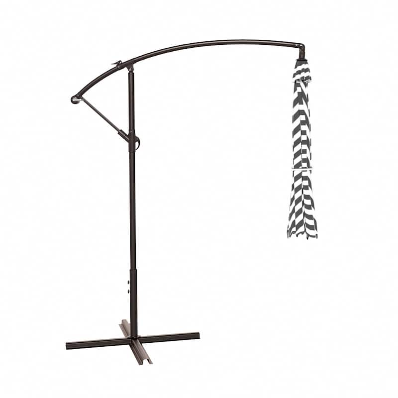 Weller 10-foot Offset Cantilever Hanging Patio Umbrella