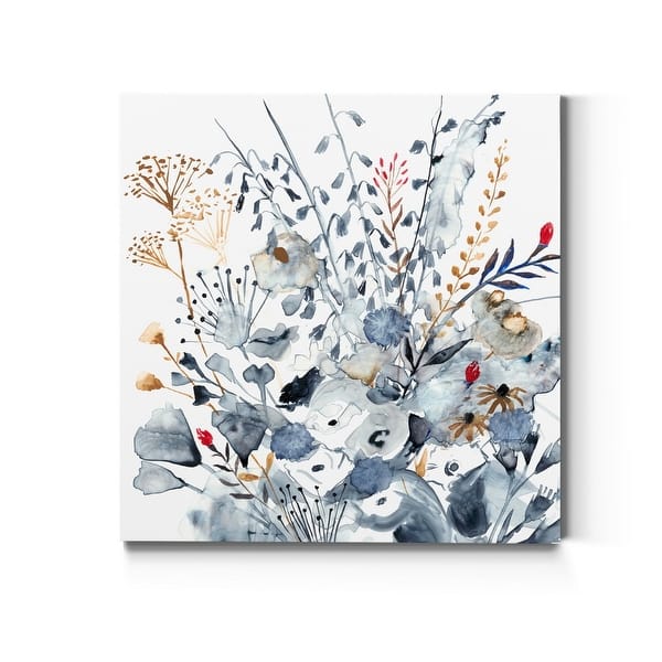 slide 2 of 16, Indigo & Ochre I -Premium Gallery Wrapped Canvas