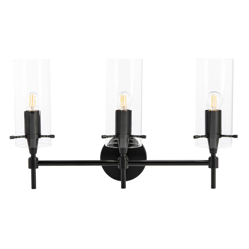 SAFAVIEH Lighting Annarosa 3-Light Led Vanity Sconce - 20.7" W x 5.3" L x 12.6" H - 21Wx5Dx13H