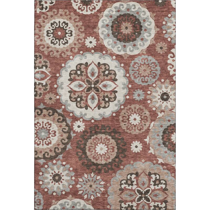 Premium Washable Super Soft Boho Suzani Mayfield Rug