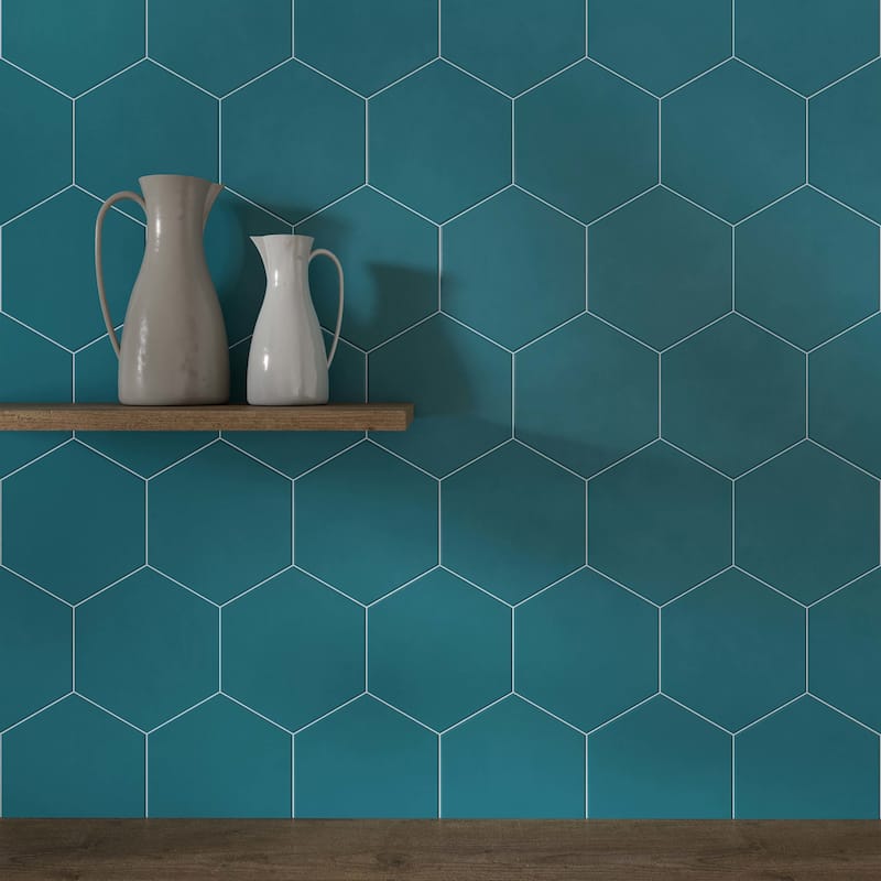 Cruz Bay Studio MKT61129 Honeycomb - 9" x 10" Geometric Floor and Wall