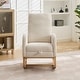 preview thumbnail 41 of 59, Mid-Century Modern Nursery Rocking Armchair Glider Rocker With Retractable Footrest For Living Room