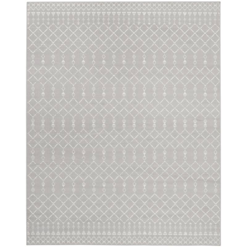 Hini Power Loomed Distressed Non Skid Stain Resistant Area Rug By HomeRoots - 138' X '100' X '0.39
