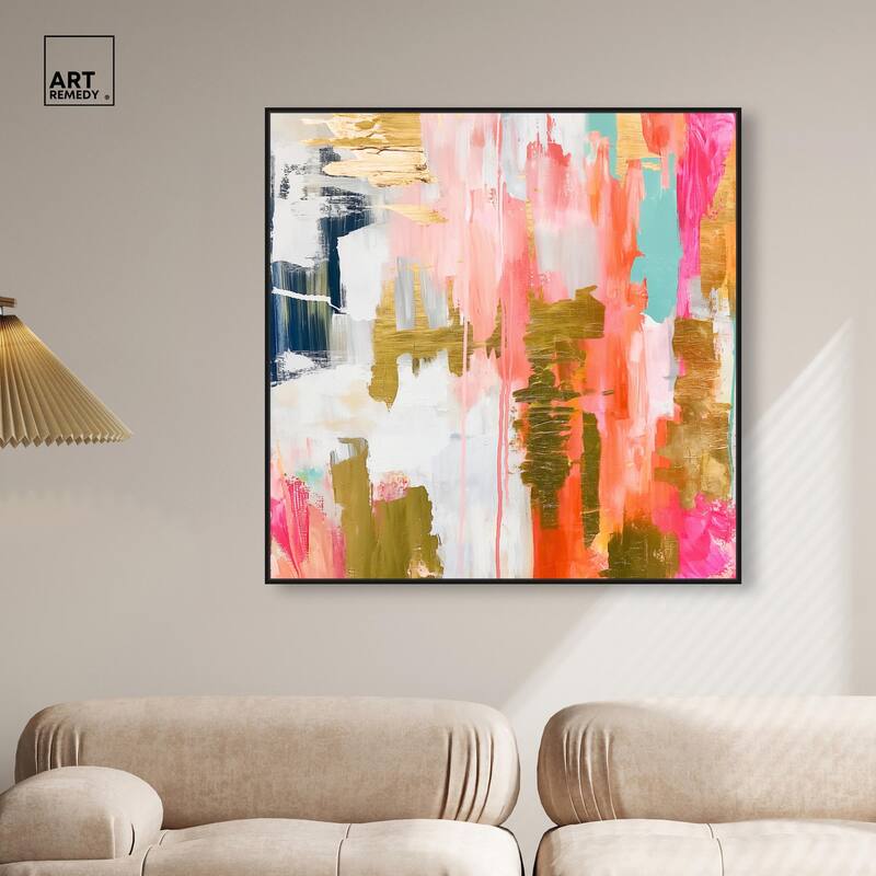 Exuberant Hues I Canvas by Art Remedy