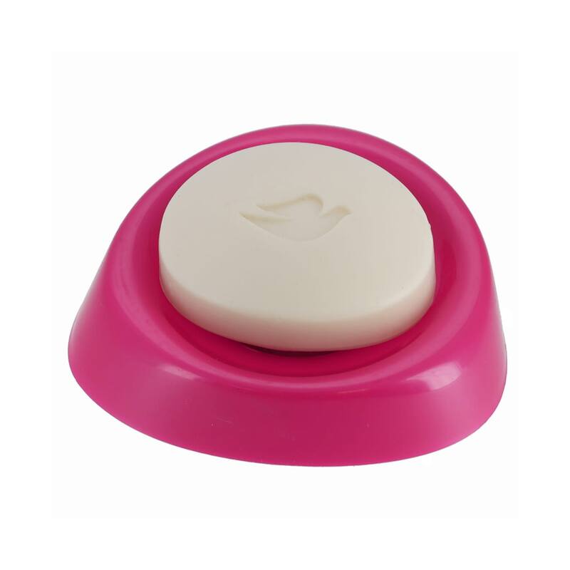 Soap Dish Cup Holder Drain Plug Design - 5 L x 5 W x 1 H