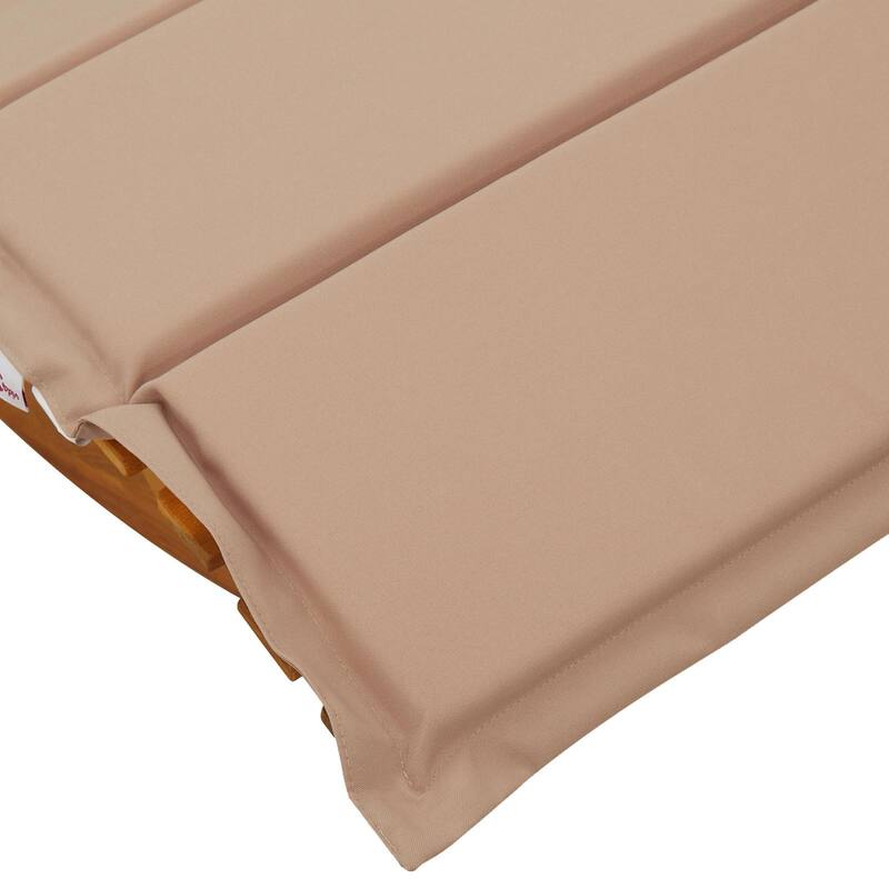 vidaXL Rocking Sun Loungers with Cushions 2 pcs Solid Wood Acacia - 23.6 x 60.6 x 29.1