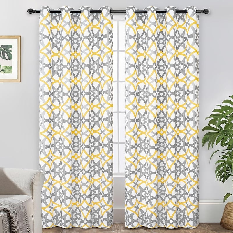 Jarvenpaa Insulated Blackout Grommet Window Curtain Panel Pair