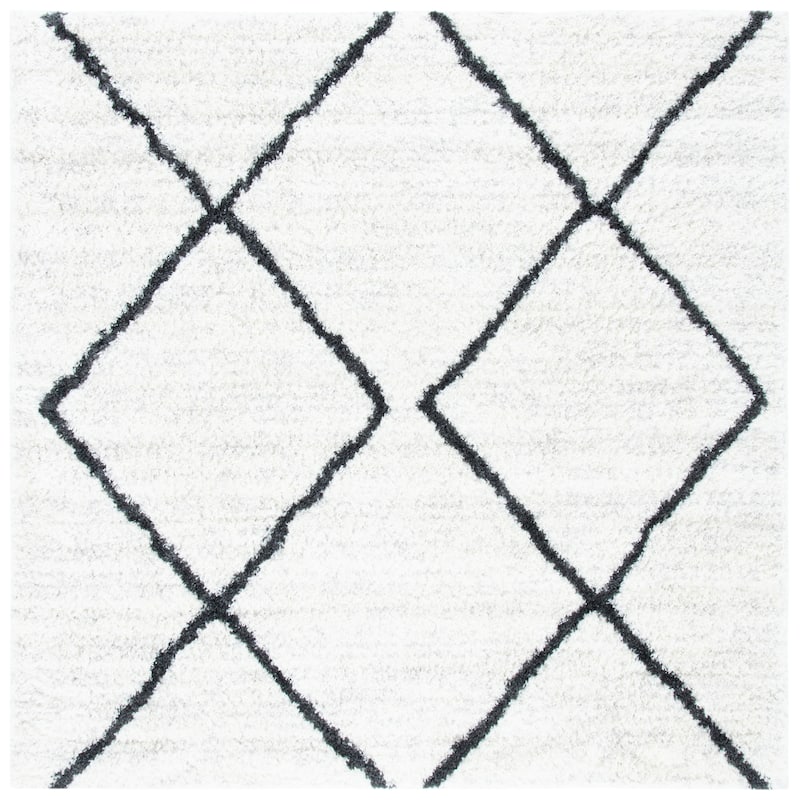 SAFAVIEH August Shag Aculina Trellis 1.26-inch Thick Rug