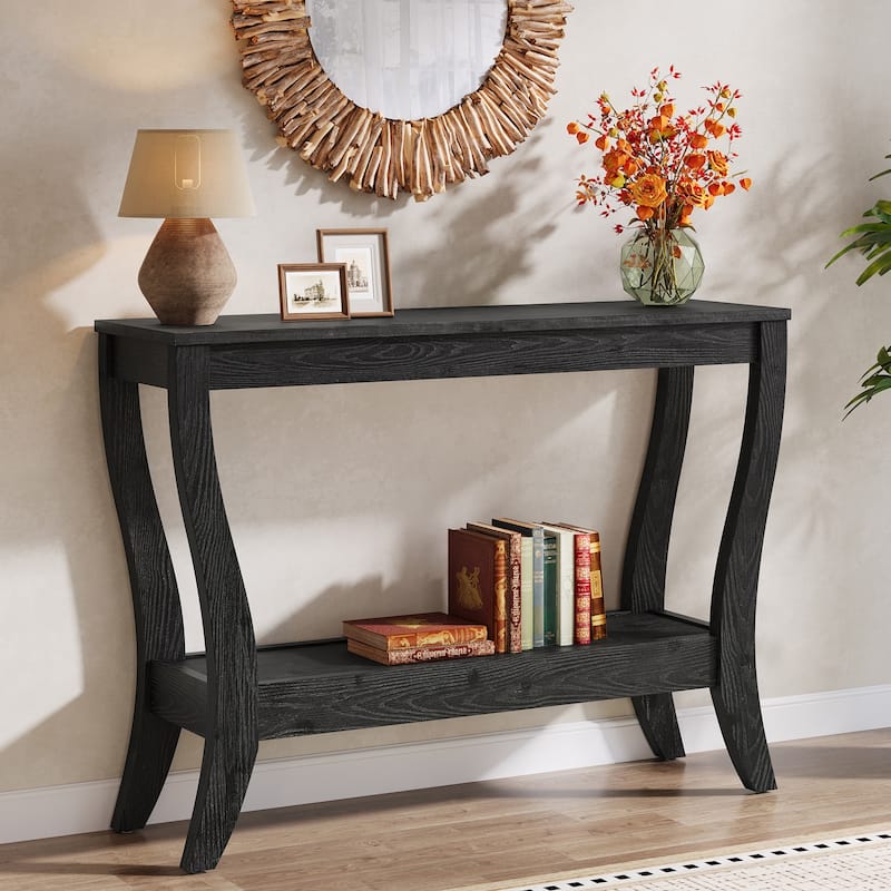 Solid Wood Console Table Behind The Sofa Table for Entryway