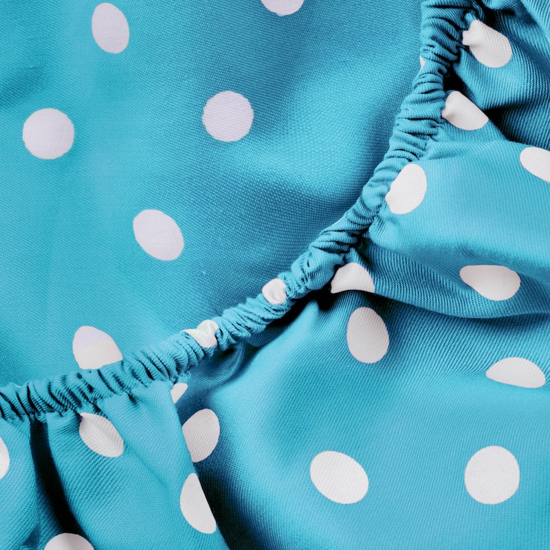 Superior Thread Count 600TC Cotton Blend Polka Dot Bed Sheet Set