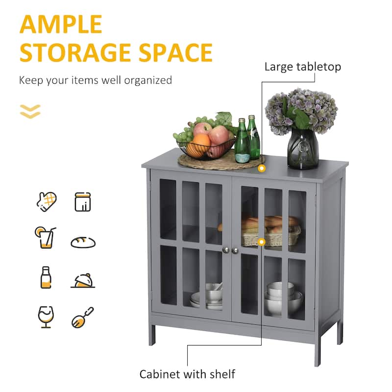Sideboard Buffet Storage Cabinet with 2 Doors
