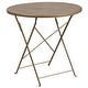 preview thumbnail 13 of 23, 30-in. Round Steel Folding Patio Table Set w/ 4 Chairs
