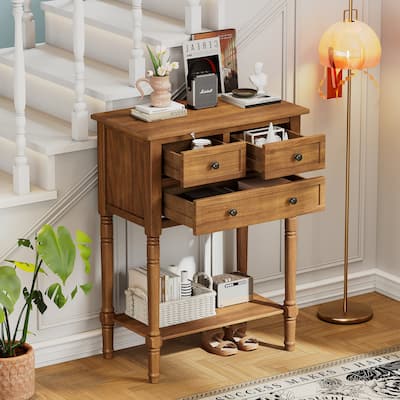 Narrow Console Table(Natural)