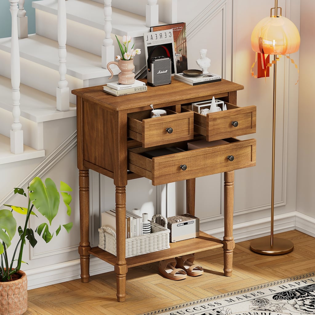 Narrow Console Table(Natural)