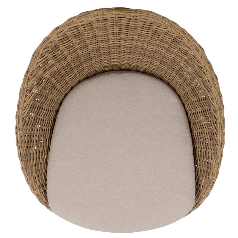 SAFAVIEH Outdoor Living Drew Swivel Chair - 28"W x 30"D x 32"H