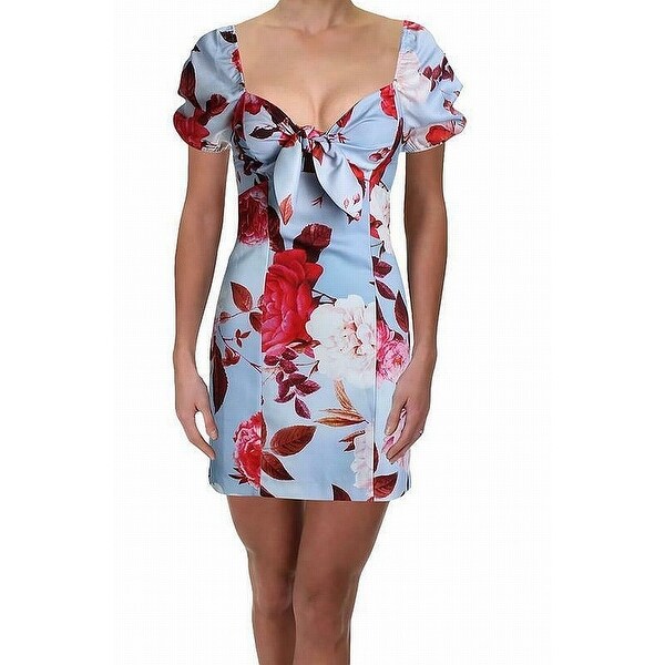 marciano floral dress