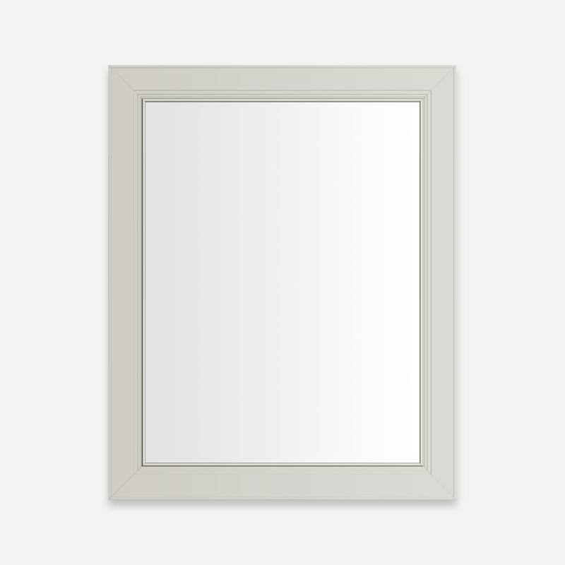 Robern Main Line 23-1/8" W x 29-7/8" H Wall Mounted Mirror with Merion - Polished Nickel