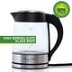 preview thumbnail 4 of 3, MegaChef 1.8Lt. Glass Tea Kettle with Electric Base