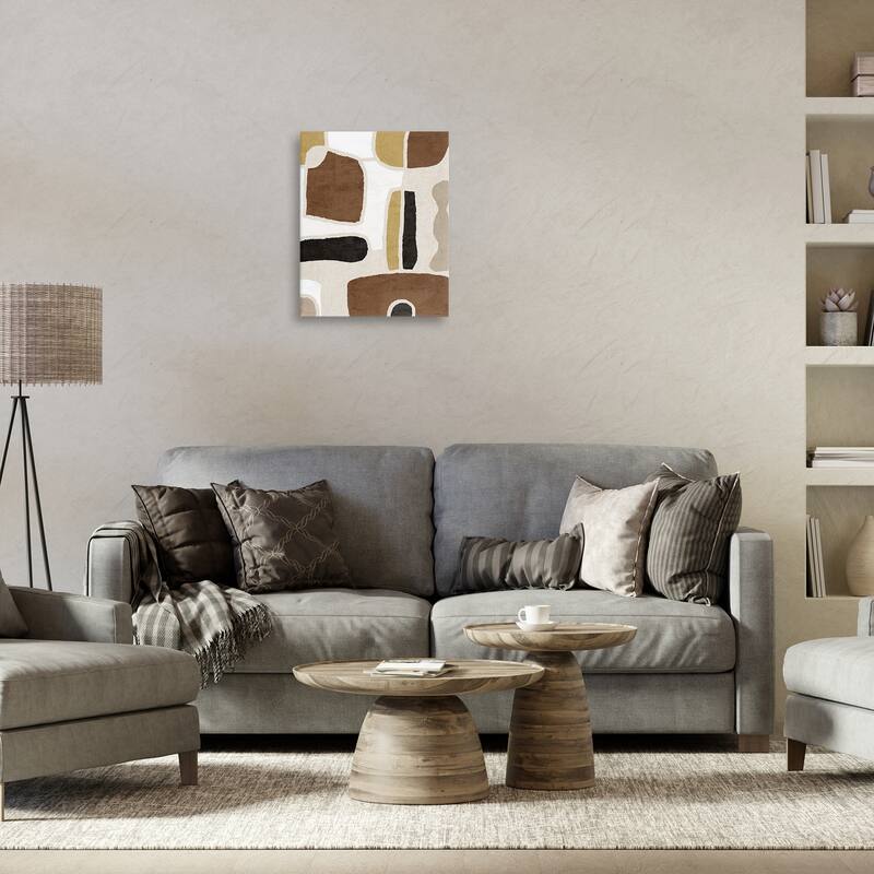 Stupell Earthy Organic Shapes Canvas Wall Art Design By Amber Sterling