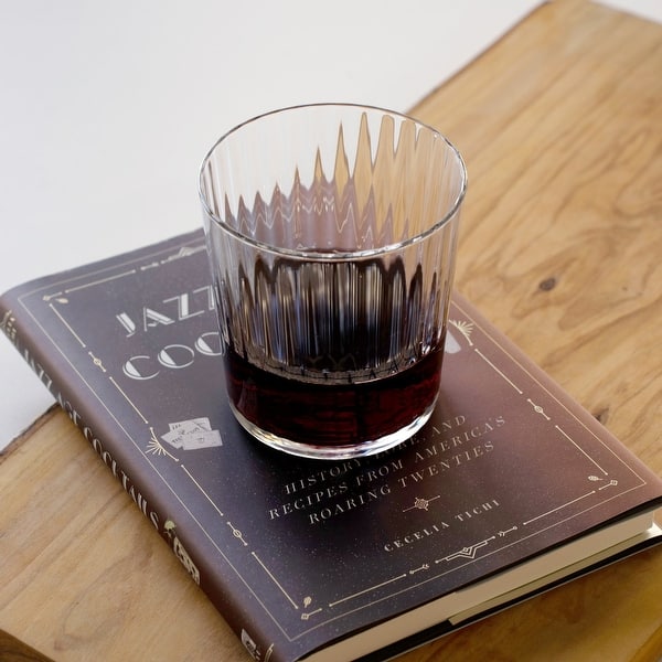 Bormioli Rocco Exclusiva 12 oz. Negroni Cocktail Glasses Made with Brilliant Star Glass with Secure Edge Technology for Durability, Made in Italy,