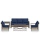 preview thumbnail 10 of 13, COZYWOR 5-Piece Outdoor Patio Conversation Set