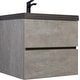 preview thumbnail 18 of 75, GDFStudio - Carter Floating Bathroom Vanity with Quartz Sand Countertop & Soft-Close Drawers