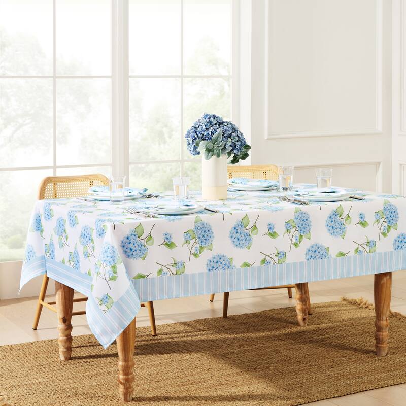 Nantucket Hydrangea Garden Tablecloth - 60x144