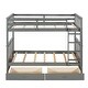 preview thumbnail 26 of 68, American Classic Traditional Style Twin-Over-Twin Bunk Bed with Ladders and Two Storage Drawers