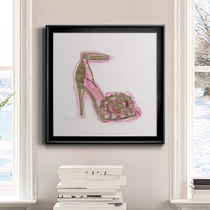 Golden Shoe I-Premium Framed Canvas - Ready to Hang - Bed Bath & Beyond ...