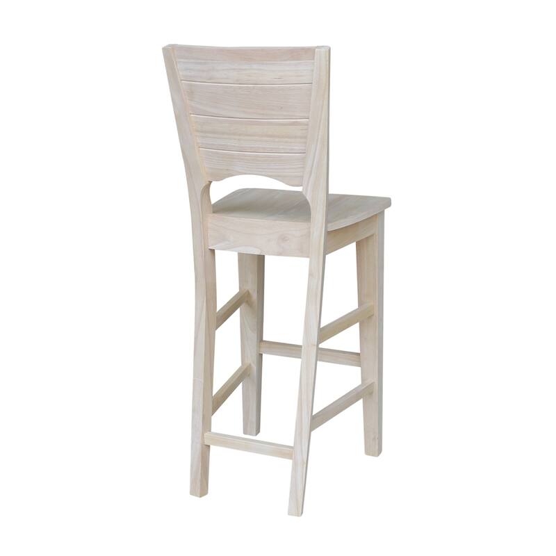 Canyon Unfinished Solid Wood Stool