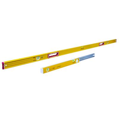 Stabila Aluminum Type 196/Type 80 T Jamber Set 2 vial - 78", 24"-40"