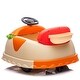 preview thumbnail 4 of 10, Hamburger Design 12V Kids Ride On Electric Bumper Car W/Control, Bluetooth,Music,USB,Silent wheel,LED Lights,For 2-5