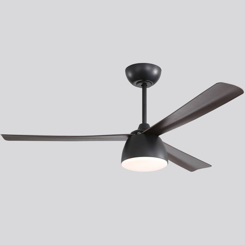 Sofucor 46 Inch Ceiling Fans with Light,Small Indoor/Outdoor,Remote Control,3 ABS Blades