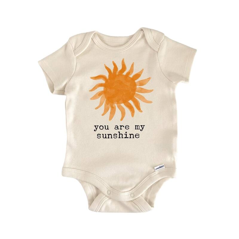 My Only Sunshine Ray 6 - Baby Boy Girl Clothes Infant Bodysuit Funny Cute Newborn - Pink - 0-3M