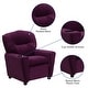 preview thumbnail 32 of 191, Contemporary Kids Recliner with Cup Holder