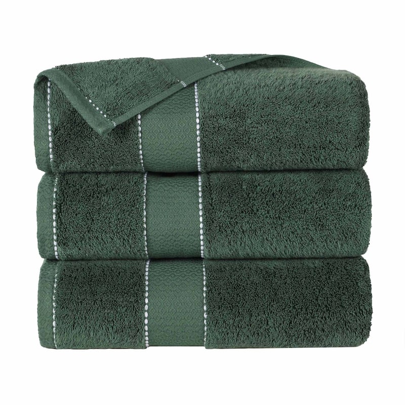 Superior Niles Cotton Ultra-Plush Absorbent Bath Towels, Set of 3