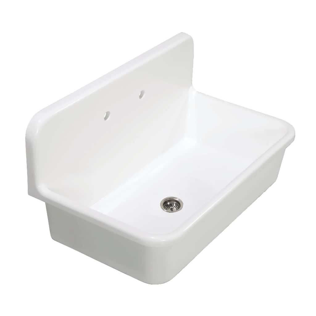 Kingston Brass Arcticstone 36" Drop In Single Basin Kitchen Sink with