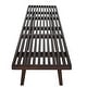 preview thumbnail 44 of 60, Solid Wood Entryway Bench Rubberwood Platform Vanity Bench with Slatted Design for Living Room & Bedroom Furniture