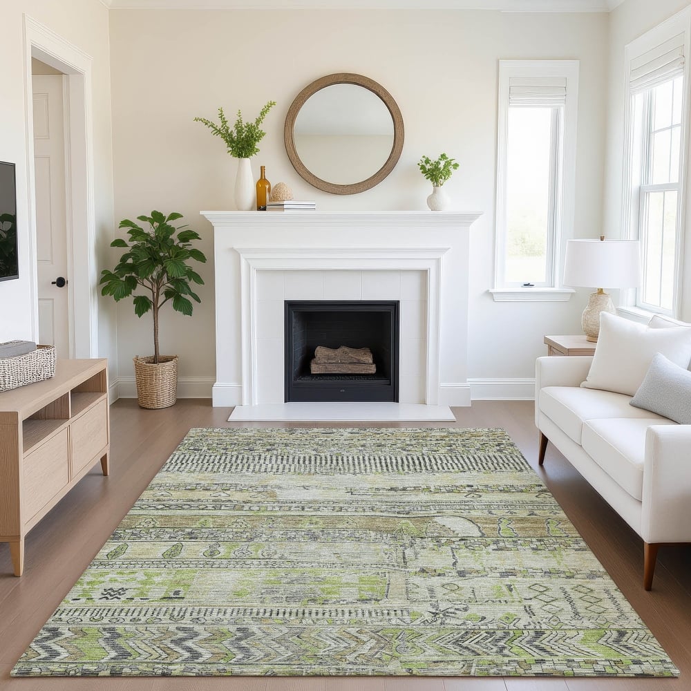 Premium Washable Super Soft Modern Global Mayfield Rug