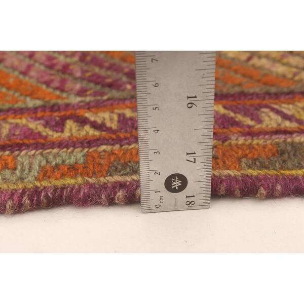 ECARPETGALLERY Hand-knotted Tajik Caucasian Orange, Purple Wool Rug - 4 ...