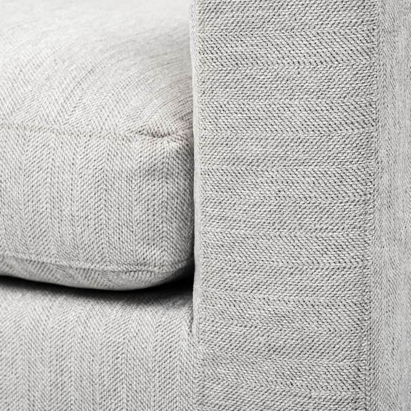 Denly I Beige Slipcover Two Seater Sofa