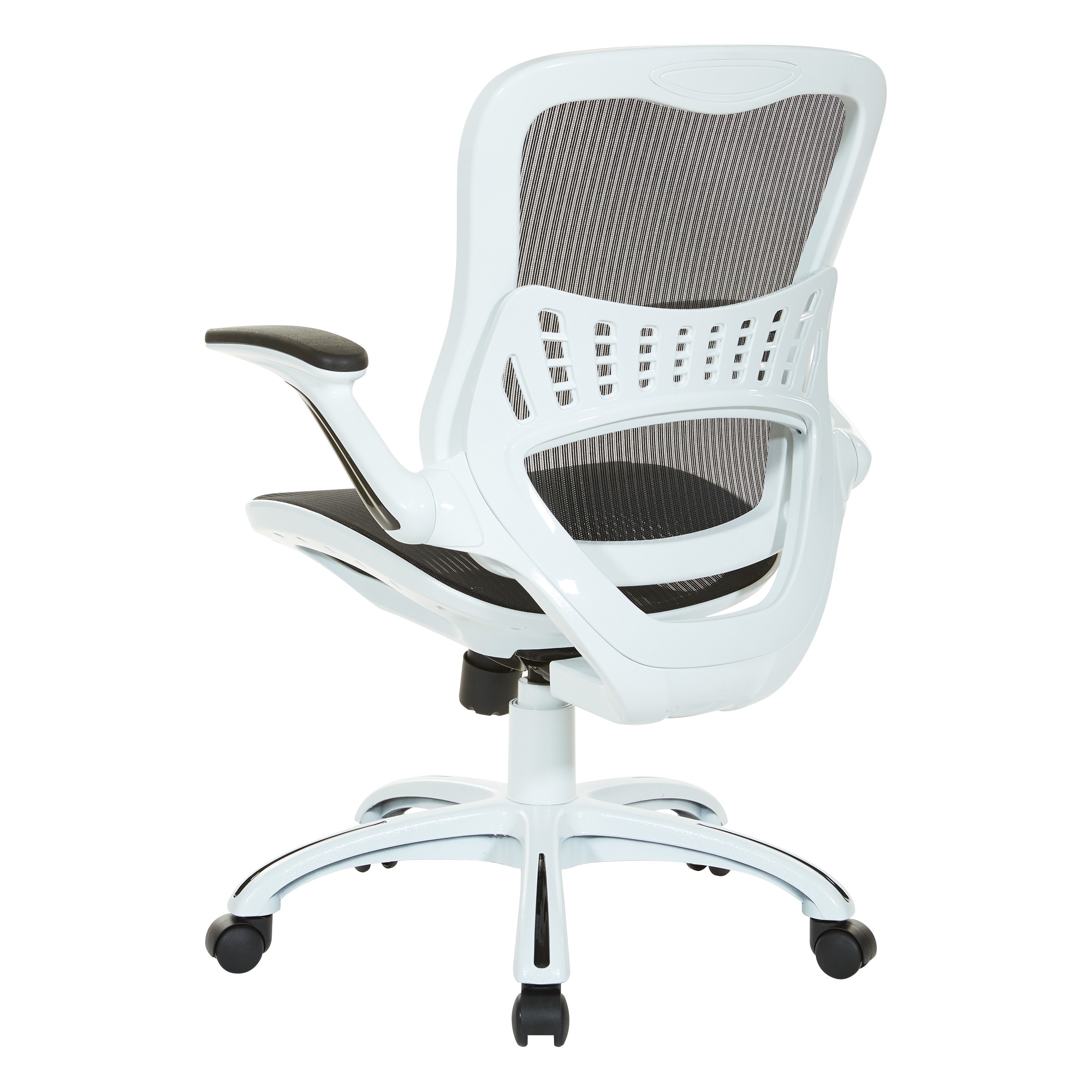 Riley Office Chair with White Mesh Seat and Back On Sale Bed