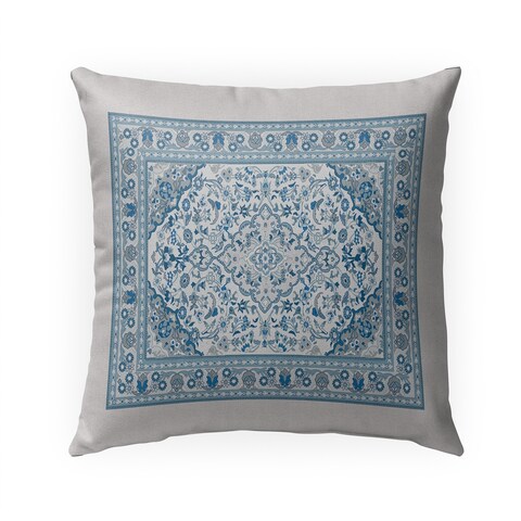 KASHAN SLATE Indoor Outdoor Pillow By Kavka Designs