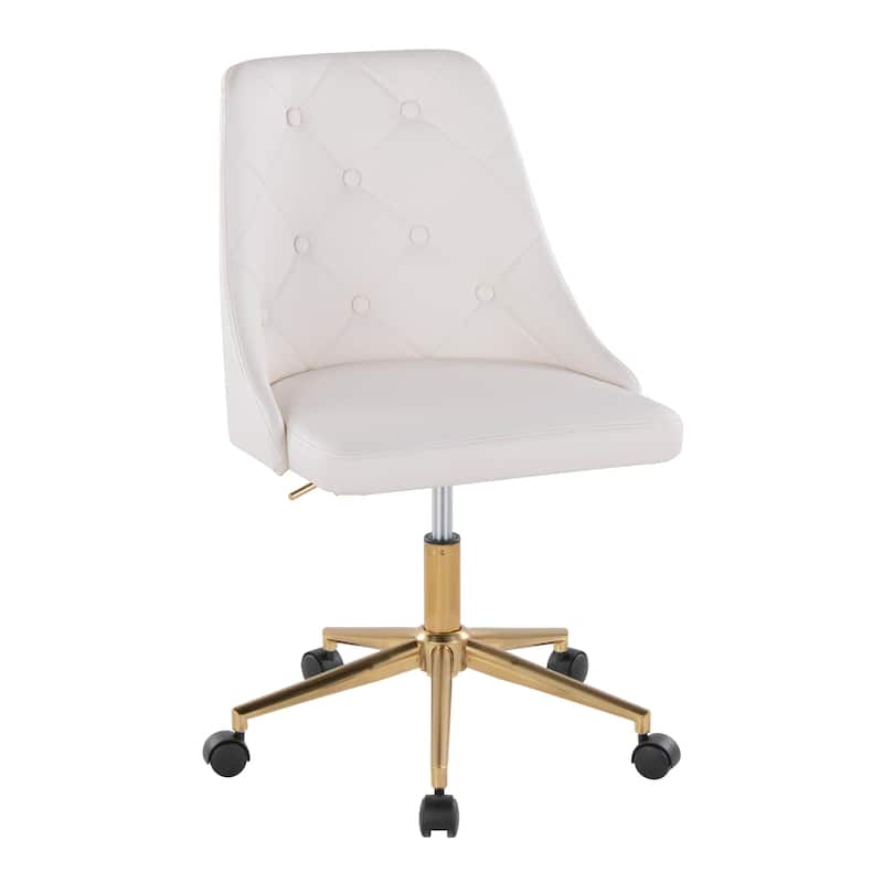 Silver Orchid Ockelbo Adjustable Office Chair with 5-Star Caster Base