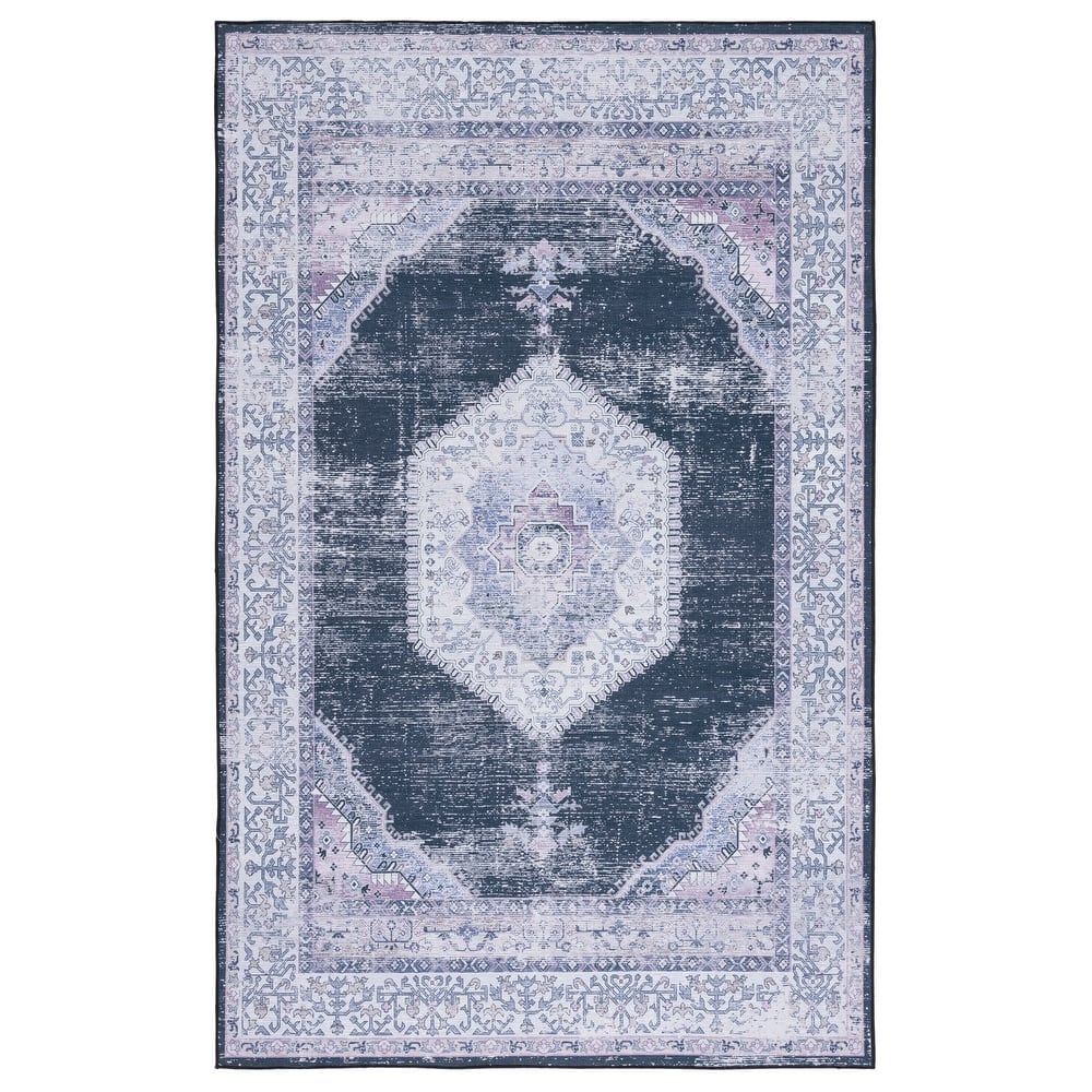 SAFAVIEH Tucson Machine Washable Slip Resistant Liddie Traditional Rug