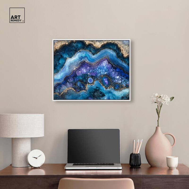 Galactic Geode II Canvas by Art Remedy