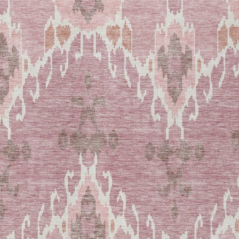 HomeRoots Ikat Transitional Rectangle Outdoor Rug