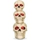 preview thumbnail 1 of 4, Stacked Skulls with LED Eyes and Sound 275in Scary Halloween Decor Multi