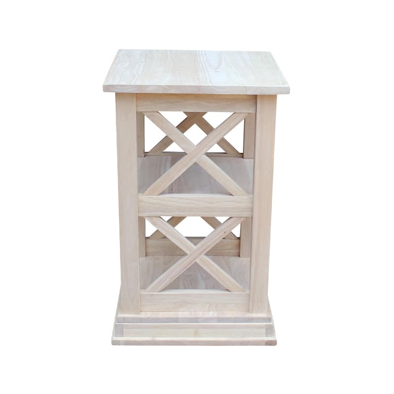 Hampton Solid Hardwood Accent Side Table